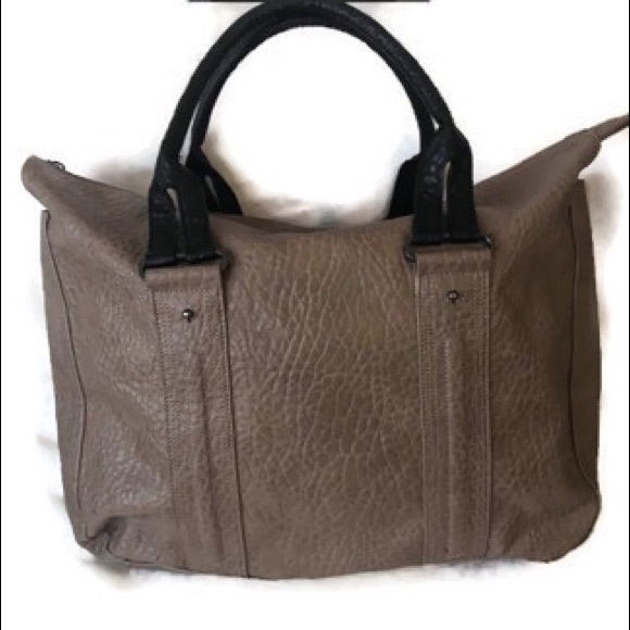 French Connection Handbags - French connection Black and Tan purse nwot